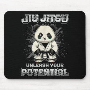 Brazilian Jiu Jitsu MMA and Grappling BJJ Panda Mouse Pad