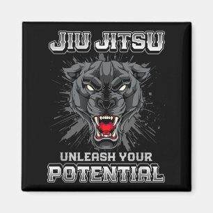 Brazilian Jiu Jitsu MMA and Grappling BJJ Panther Magnet
