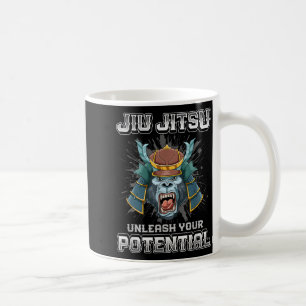 Brazilian Jiu Jitsu MMA and Grappling BJJ Samurai Coffee Mug