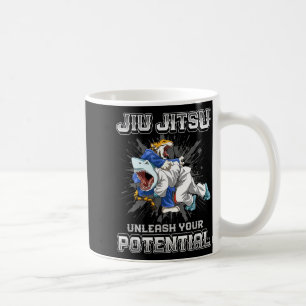 Brazilian Jiu Jitsu MMA and Grappling BJJ Shark Coffee Mug