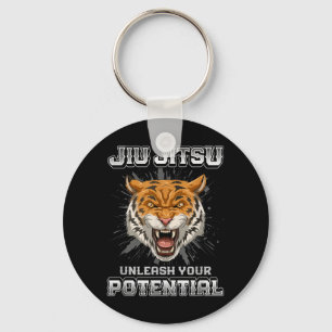 Brazilian Jiu Jitsu MMA and Grappling BJJ Tiger Key Ring