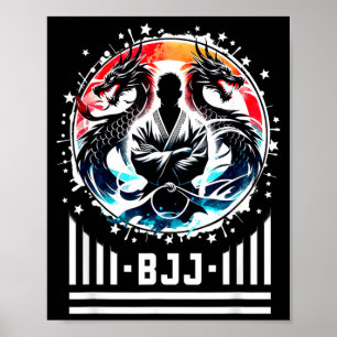 Brazilian Jiu Jitsu MMA BJJ Shirt MMA Shirt Jiu Poster