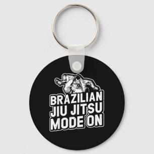 Brazilian Jiu Jitsu Mode On - Funny Brazilian Jiu Key Ring