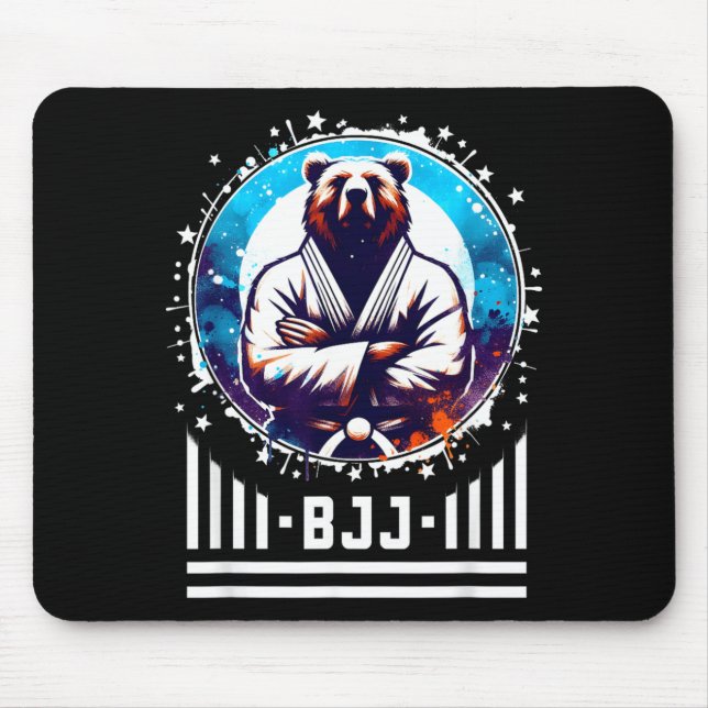 Brazilian Jiu Jitsu Mouse Pad (Front)