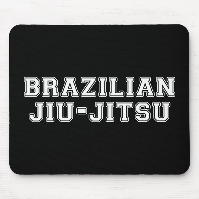 Brazilian Jiu Jitsu Mouse Pad (Front)