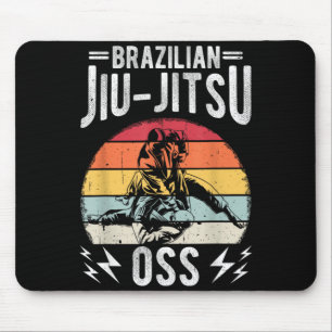 Brazilian Jiu-Jitsu OSS Brazilian Jiu-Jitsu BJJ Mouse Pad
