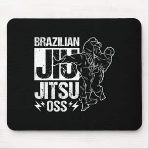 Brazilian Jiu-Jitsu OSS Brazilian Jiu-Jitsu BJJ Mouse Pad