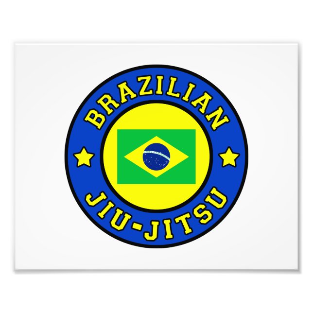 Brazilian Jiu Jitsu Photo Print (Front)