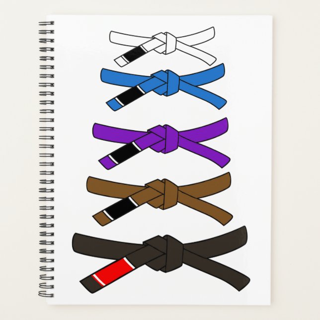 Brazilian Jiu-Jitsu Planner (Front)