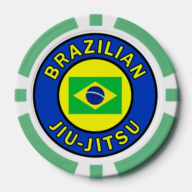 Brazilian Jiu Jitsu Poker Chips (Front)