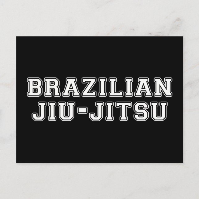 Brazilian Jiu Jitsu Postcard (Front)
