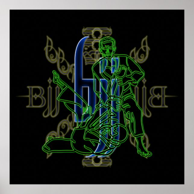 Brazilian Jiu Jitsu Poster (Front)