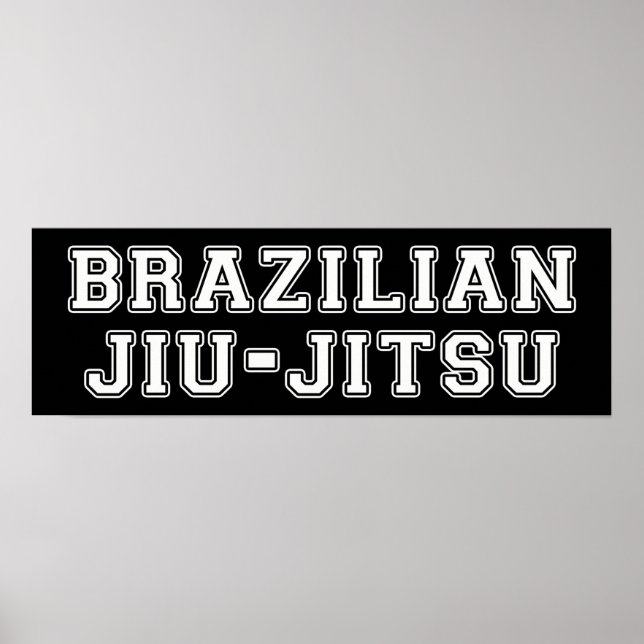 Brazilian Jiu Jitsu Poster (Front)