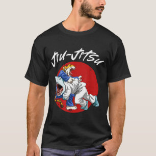 Brazilian Jiu Jitsu Shark and Tiger BJJ Grappling T-Shirt