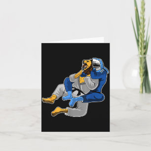 Brazilian Jiu Jitsu Shark Lion Card