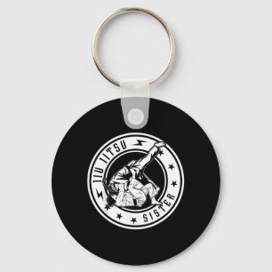 Brazilian Jiu Jitsu Sister Jiu Jitsu Fighter Jiu Key Ring