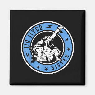 Brazilian Jiu Jitsu Sister Jiu Jitsu Fighter Magnet