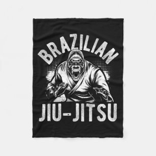 Brazilian Jiu-Jitsu Srt BJJ Fighting Martial Arts Fleece Blanket
