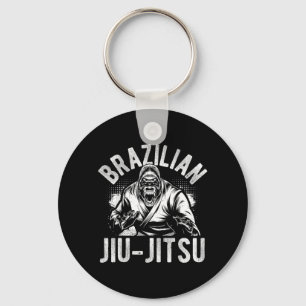 Brazilian Jiu-Jitsu Srt BJJ Fighting Martial Arts Key Ring