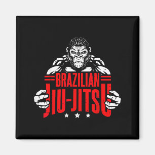 Brazilian Jiu-Jitsu Srt BJJ Fighting Martial Arts Magnet