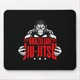 Brazilian Jiu-Jitsu Srt BJJ Fighting Martial Arts Mouse Pad