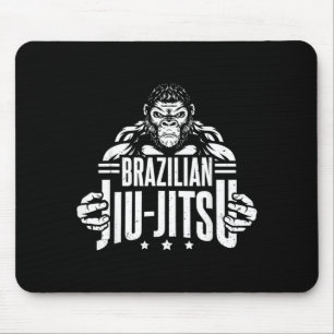 Brazilian Jiu-Jitsu Srt BJJ Fighting MMA Fighting Mouse Pad