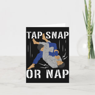 Brazilian Jiu Jitsu Tap Snap Or Nap BJJ Mix Card