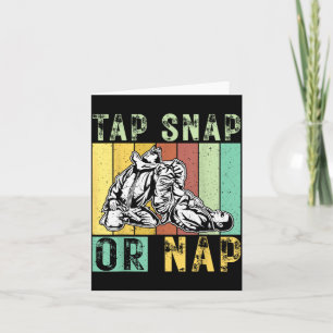 Brazilian Jiu Jitsu Tap Snap Or Nap BJJ Mix Card
