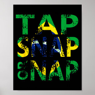 Brazilian Jiu Jitsu - Tap Snap Or Nap Poster