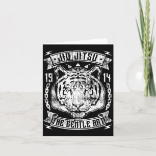 Brazilian Jiu Jitsu Tiger Card