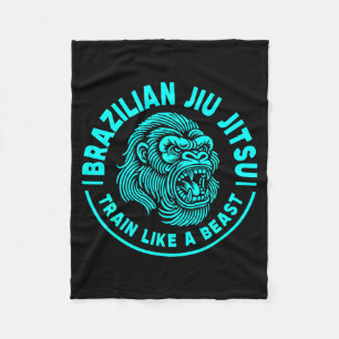Brazilian Jiu Jitsu Train Like A Fleece Blanket