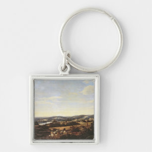 Brazilian Landscape with a Plantation Key Ring