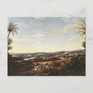 Brazilian Landscape with a Plantation Postcard