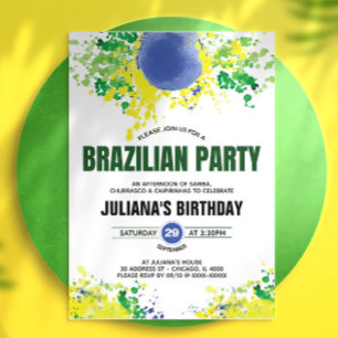 Brazilian Party Invitation