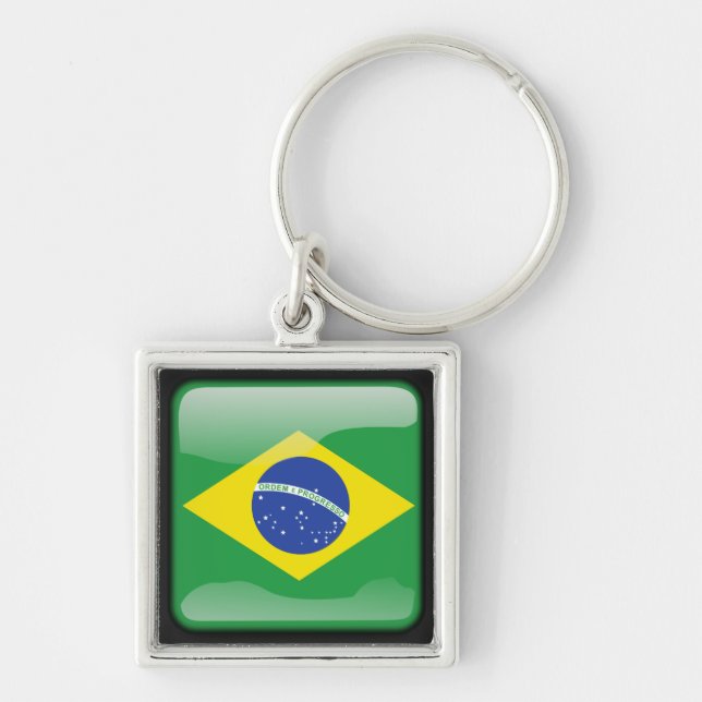 Brazilian polished key ring (Front)