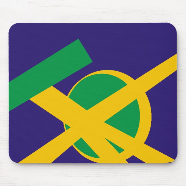 Brazilian Portal Blue Mouse Pad (Front)