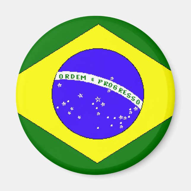 Brazilian Pride Magnet (Front)