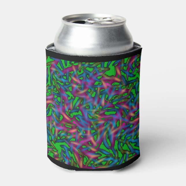 Brazilian Psychedelic Design Can Cooler (Can Front)