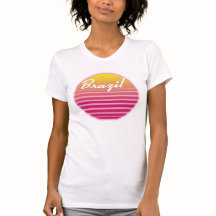 Brazilian retro travel poster