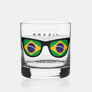 Brazilian Shades custom name Whiskey Glass