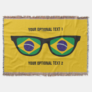Brazilian Shades custom throw blanket