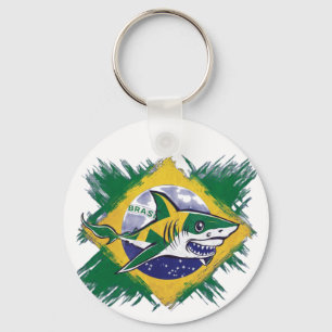 Brazilian Shark  Key Ring