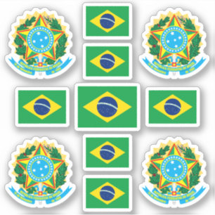 Brazilian state symbols / coat of arms and flag