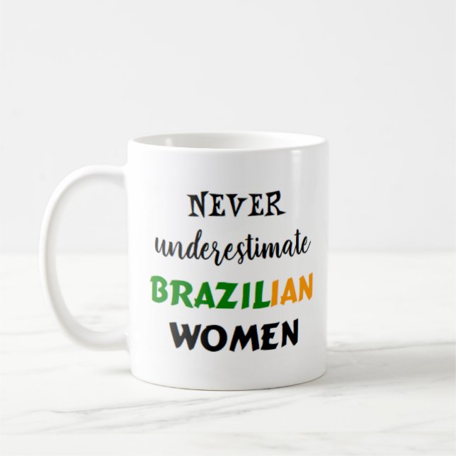 brazilian women coffee mug (Left)
