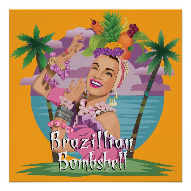 Brazillian bombshell poster (Front)