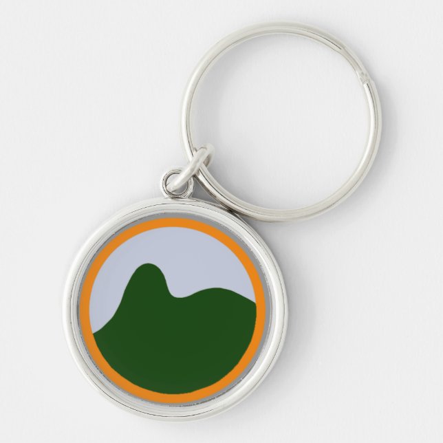 BrazilRio logo sugarloaf for keys Key Ring (Front)