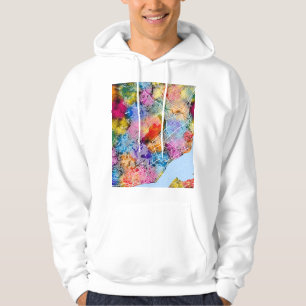 Brazzaville Republic of the Congo City Map Hoodie