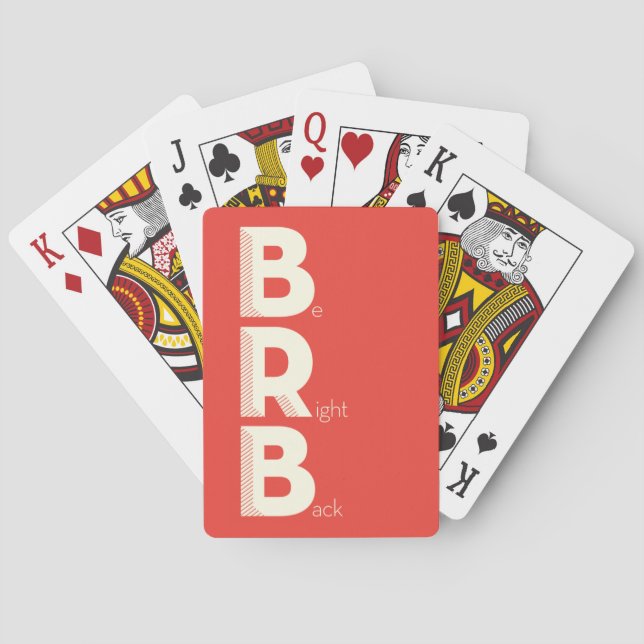 BRB PLAYING CARDS (Back)