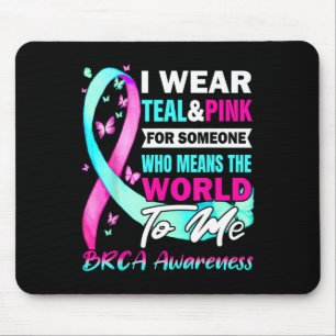 Brca Awareness Breast And Ovarian Cancer Support Mouse Pad