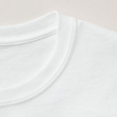 BRCA Warrior Im Fine breast cancer Awareness  T-Shirt (Detail - Neck (in White))